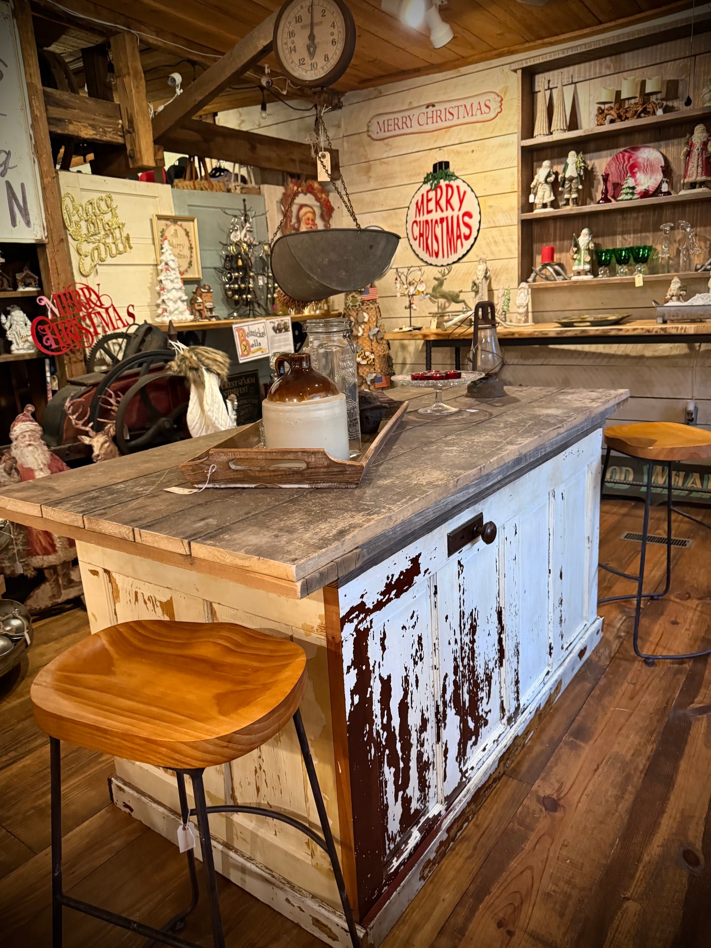 Rustic Kitchen Island