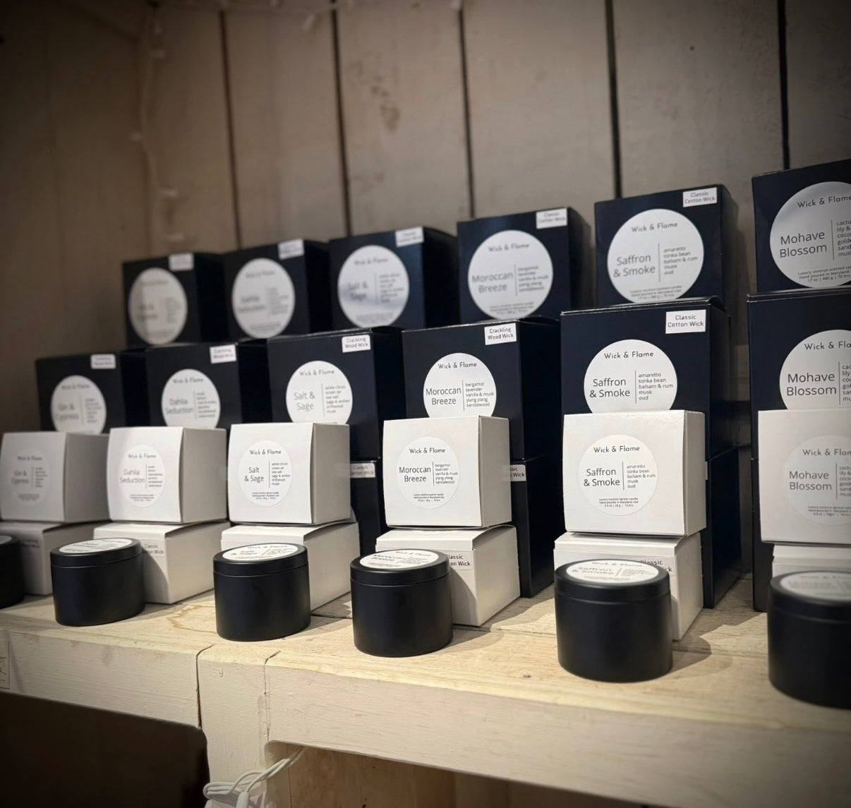 Wick & Flame Vegan Candles